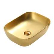 Раковина накладная Abber Rechteck AC2200MMG золото матовое preview