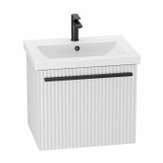 Тумба под раковину Gradeonika Пандора 60  белая матовая подвесная preview