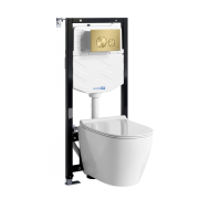 Комплект WasserKRAFT Aller инсталляция + унитаз 10TLT.010.ME.MG02.H002  preview