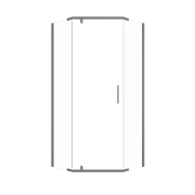Душевой уголок Тритон Дека-Графит 100х100   preview