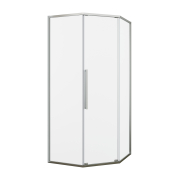 Душевой уголок Black&White Stellar Wind 90х90 S1150-9090N Brushed Nickel  preview