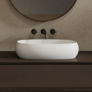 Раковина накладная Abber Stein AS2632 белая матовая preview