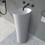 Раковина отдельностоящая Abber Stein AS2509-H белая матовая preview