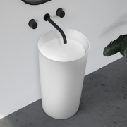 Раковина отдельностоящая Abber Stein AS2506-H белая матовая preview