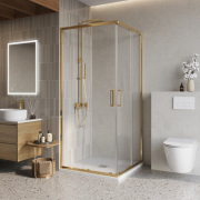 Душевой уголок Belbagno LUCE-A-2-80-C-ORO  preview
