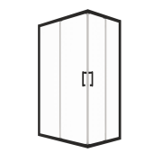 Душевой уголок Тритон Фикс-Блэк 120х90  preview