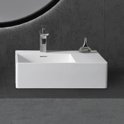 Раковина подвесная Abber Stein AS2644 L белая матовая preview