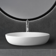 Раковина накладная Abber Stein AS2619 белая матовая preview