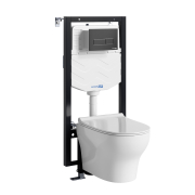 Комплект WasserKRAFT Vils инсталляция + унитаз 56TLT.010.ME.MB03.H001  preview