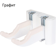 Комплект кронштейнов для радиаторов Stout 2 шт. графит SKU-0320-000080  preview