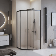 Душевой уголок Belbagno UNO-195-P-2-90-C-NERO preview