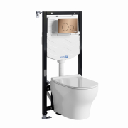 Комплект WasserKRAFT Aller инсталляция + унитаз 10TLT.010.ME.RG02.H001  preview