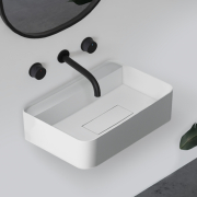 Раковина подвесная Abber Stein AS2626 белая матовая preview