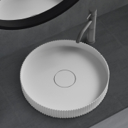 Раковина накладная Abber Stein AS2604 белая матовая preview