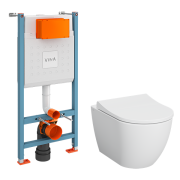 Комплект Vitra Mia Round L-box:инсталляция+унитаз+сиденье 9873B003-7205 preview