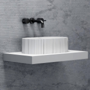 Раковина накладная Abber Stein AS2655 белая матовая preview