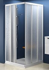 Душевая дверь Ravak Supernova 90см ASRV3-90 белый транспарент 15V70102Z1 preview