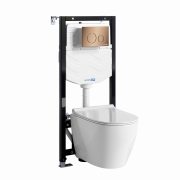 Комплект WasserKRAFT Aller инсталляция + унитаз 10TLT.010.ME.RG02.H002  preview