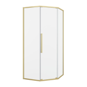 Душевой уголок Black&White Stellar Wind 90х90 S1150-9090G Brushed Gold preview