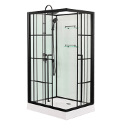 Прямоугольная Душевая кабина Loranto 100х100 CS-3008TM/W-120L  preview