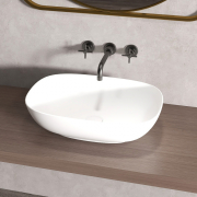 Раковина накладная Abber Stein AS2637 белая матовая preview