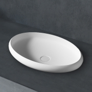 Раковина накладная Abber Stein AS2614 белая матовая preview