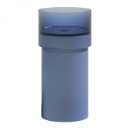 Напольная раковина отдельностоящая прозрачная Abber Kristall AT2701Saphir синяя preview