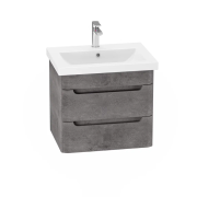 Тумба под раковину Gradeonika Пегас 60 бетон темный подвесная  preview