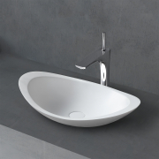 Раковина накладная Abber Stein AS2606 белая матовая preview