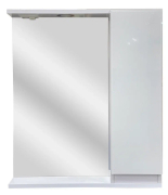 Зеркало-шкаф Gradeonika Зефир 60 белый, правый  preview
