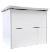 Тумба под раковину Gradeonika Нави 60 подвесная белая  preview