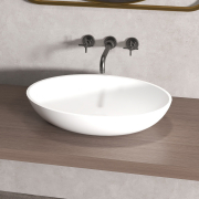 Раковина накладная Abber Stein AS2635 белая матовая preview