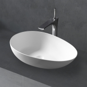 Раковина накладная Abber Stein AS2615 белая матовая preview