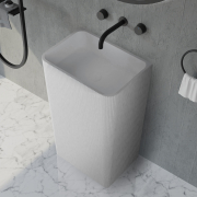 Раковина отдельностоящая Abber Stein AS2505-H белая матовая preview