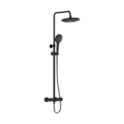 Душевая система Vitra Aquaheat Bliss 240 2F матовый черный A4720536EXP preview