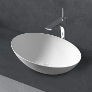 Раковина накладная Abber Stein AS2609 белая матовая preview