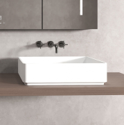 Раковина накладная Abber Stein AS2634 белая матовая preview