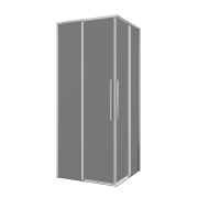 Душевой уголок Black&White Stellar Wind 90х90 S1220-9090N-GG Brushed Nickel  preview