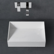 Раковина накладная Abber Stein AS2623 белая матовая preview