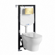 Комплект WasserKRAFT Aller инсталляция + унитаз 10TLT.010.ME.PG02.H001  preview
