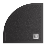 Поддон из искусственного мрамора Belbagno TRAY-MR-UNO-R-90-550-35-NERO-CR preview