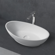 Раковина накладная Abber Stein AS2610 белая матовая preview