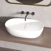 Раковина накладная Abber Stein AS2633 белая матовая preview