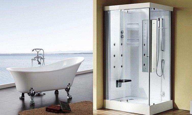 Ванна или душевая кабина: что выбрать?