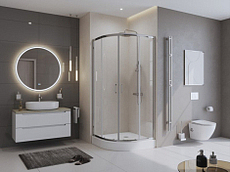 Душевой уголок Belbagno UNO-195-R-2-100-C-Cr preview