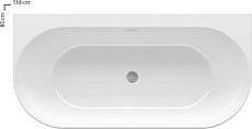 Ванна акриловая Ravak Freedom W 166х80 без гидромассажа preview