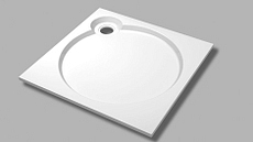Поддон из искусственного мрамора Cezares TRAY-S-A-90-56-W preview