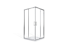 Раздвижной душевой уголок Good Door 80х80 SPIRIT CR-80-C-CH preview