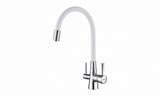 Смеситель для кухни Lemark Comfort LM3075C-White preview