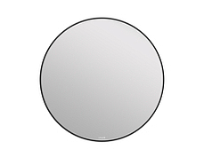 Зеркало Cersanit Eclipse smart 100x100 круглое в черной рамке preview